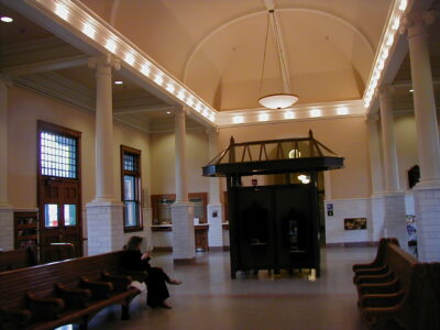 View of the interior of the Centralia Station