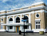The beautiful building at Salem Station.