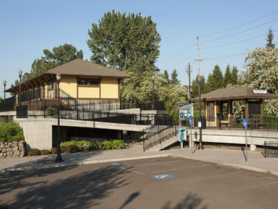 Oregon City Station exterior.